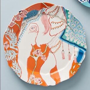 ANTHROPOLOGIE • Paige Gemmel Eastern Elephant Desert Plate